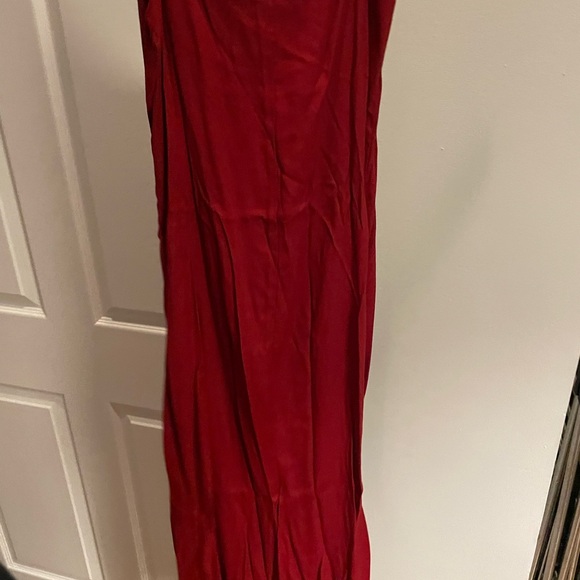 Reformation Slip Dress, Dark Red, Size Small - Picture 2 of 3